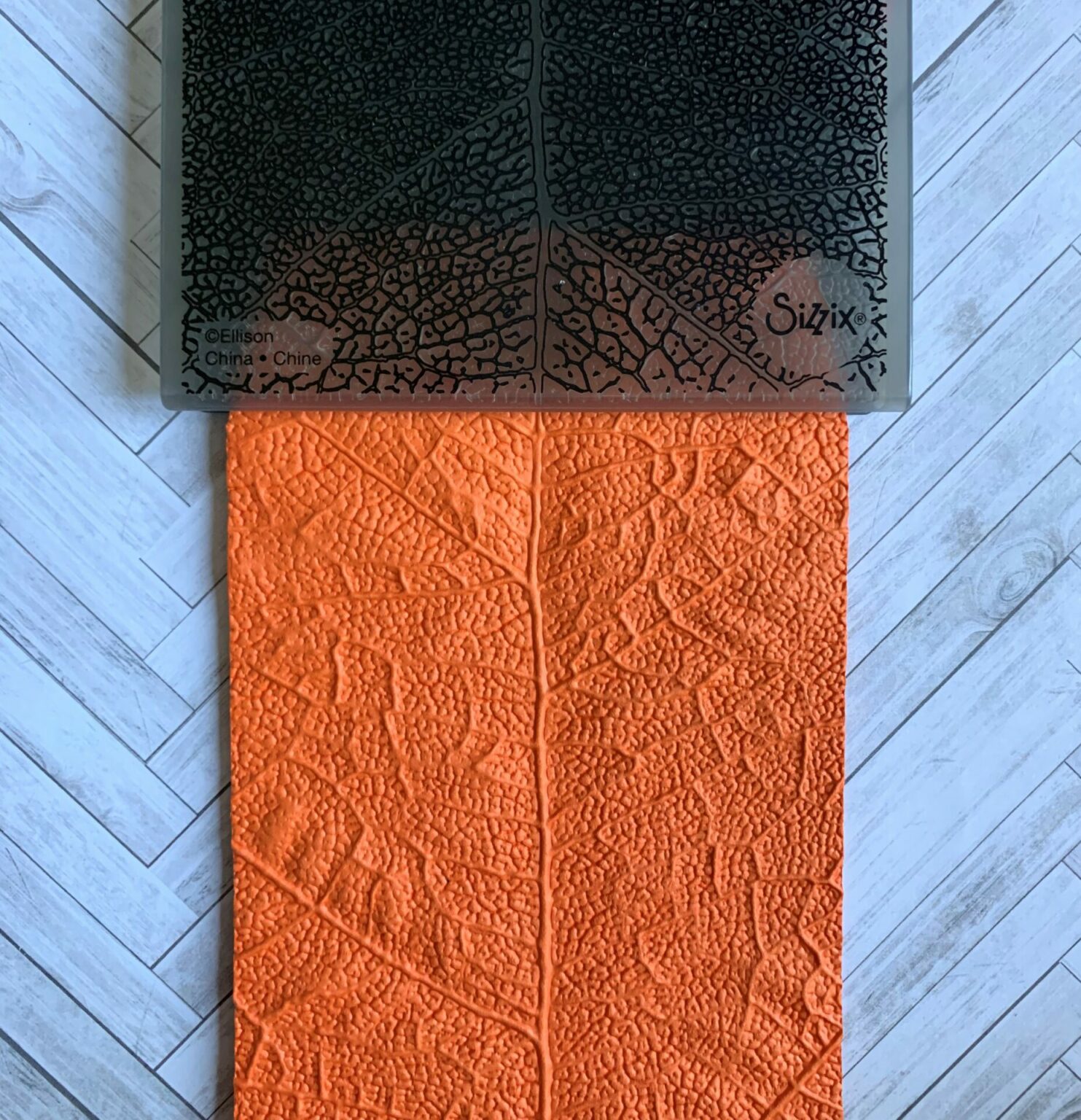 Leaf Embossed Envelope Grove Crafted