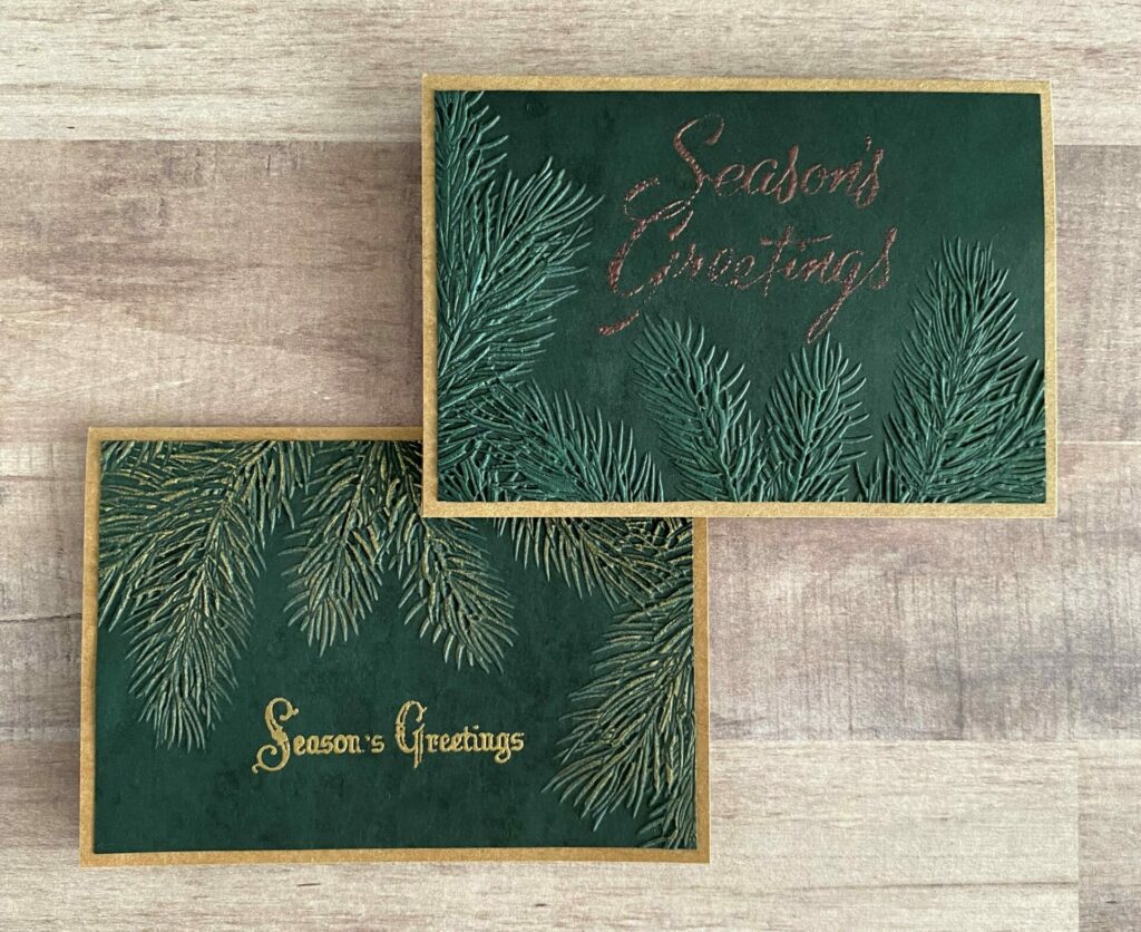 Pine Season's Greetings Card