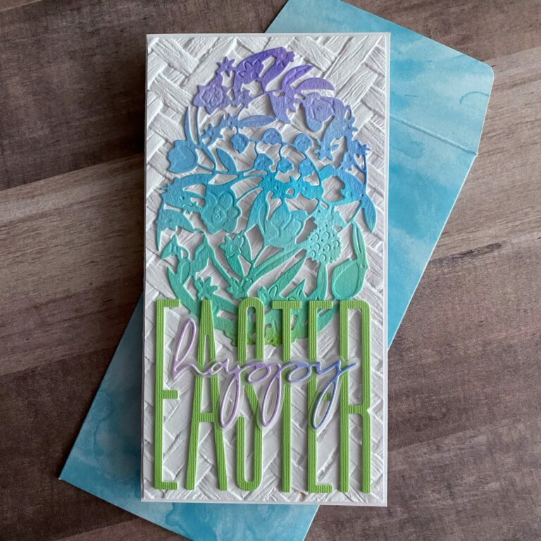 Floral Easter Egg Card
