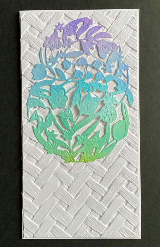 Floral Egg Card Front