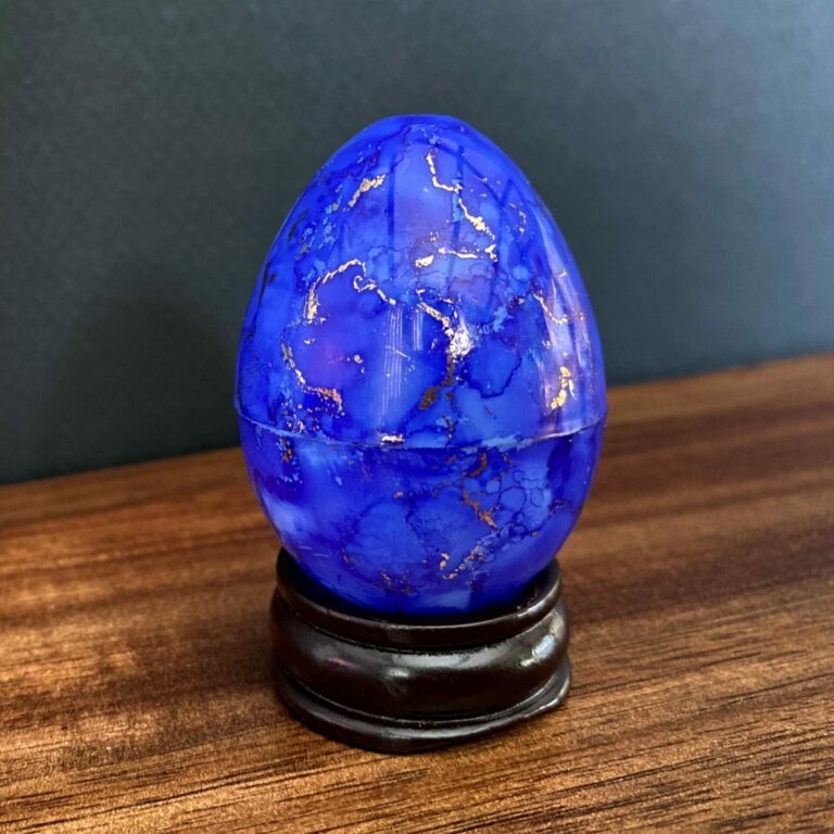Foiled Marble Easter Eggs