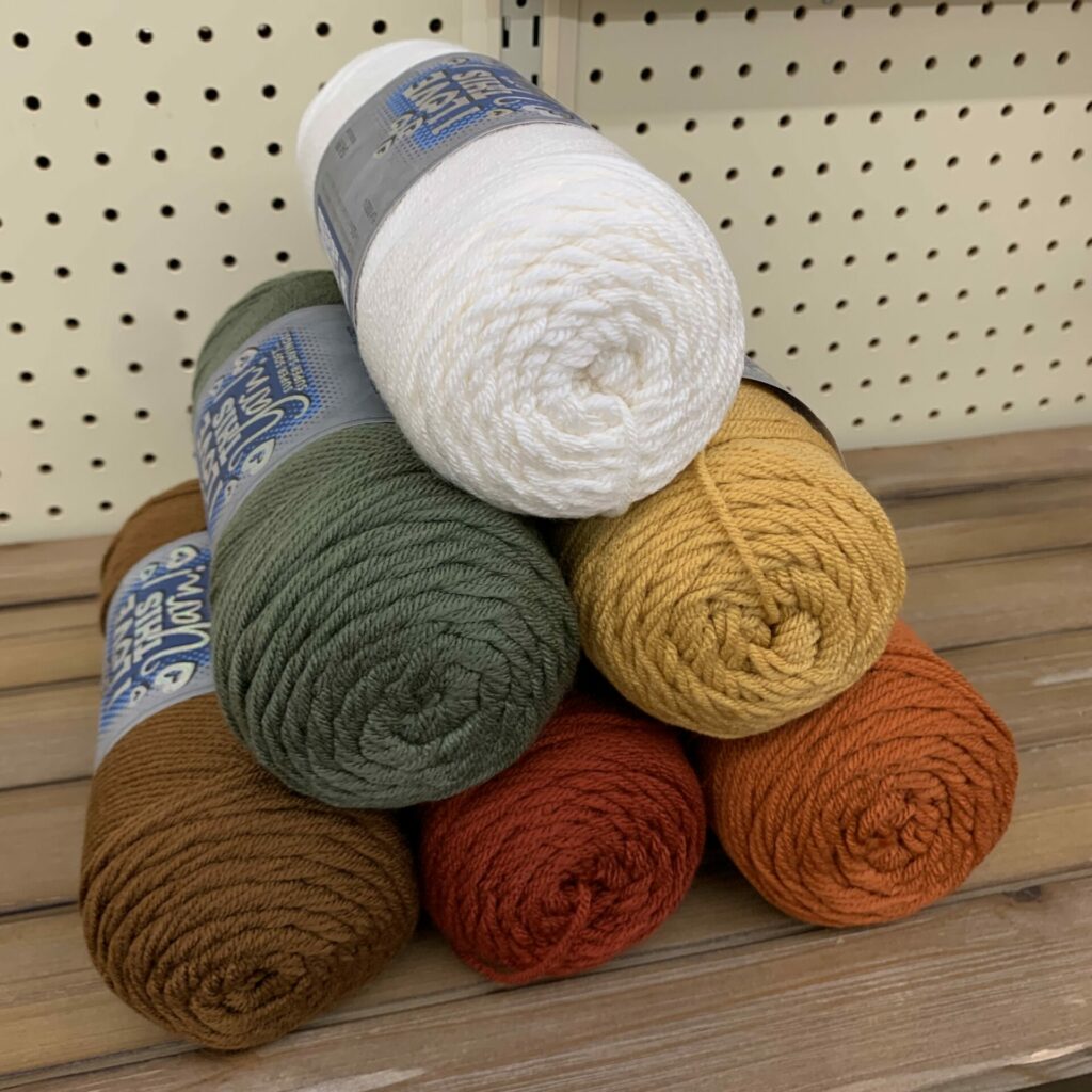 Fall yarn colors from Hobby Lobby