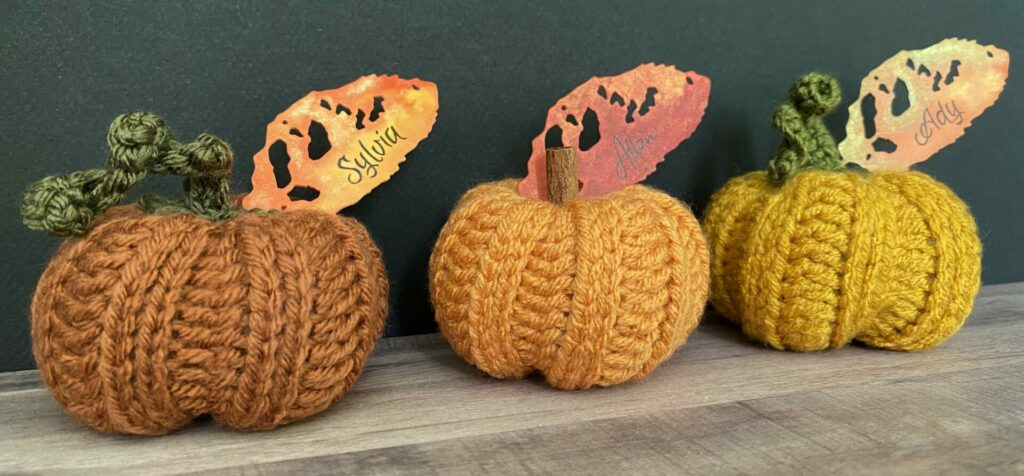 Pumpkin Leaf Place Cards