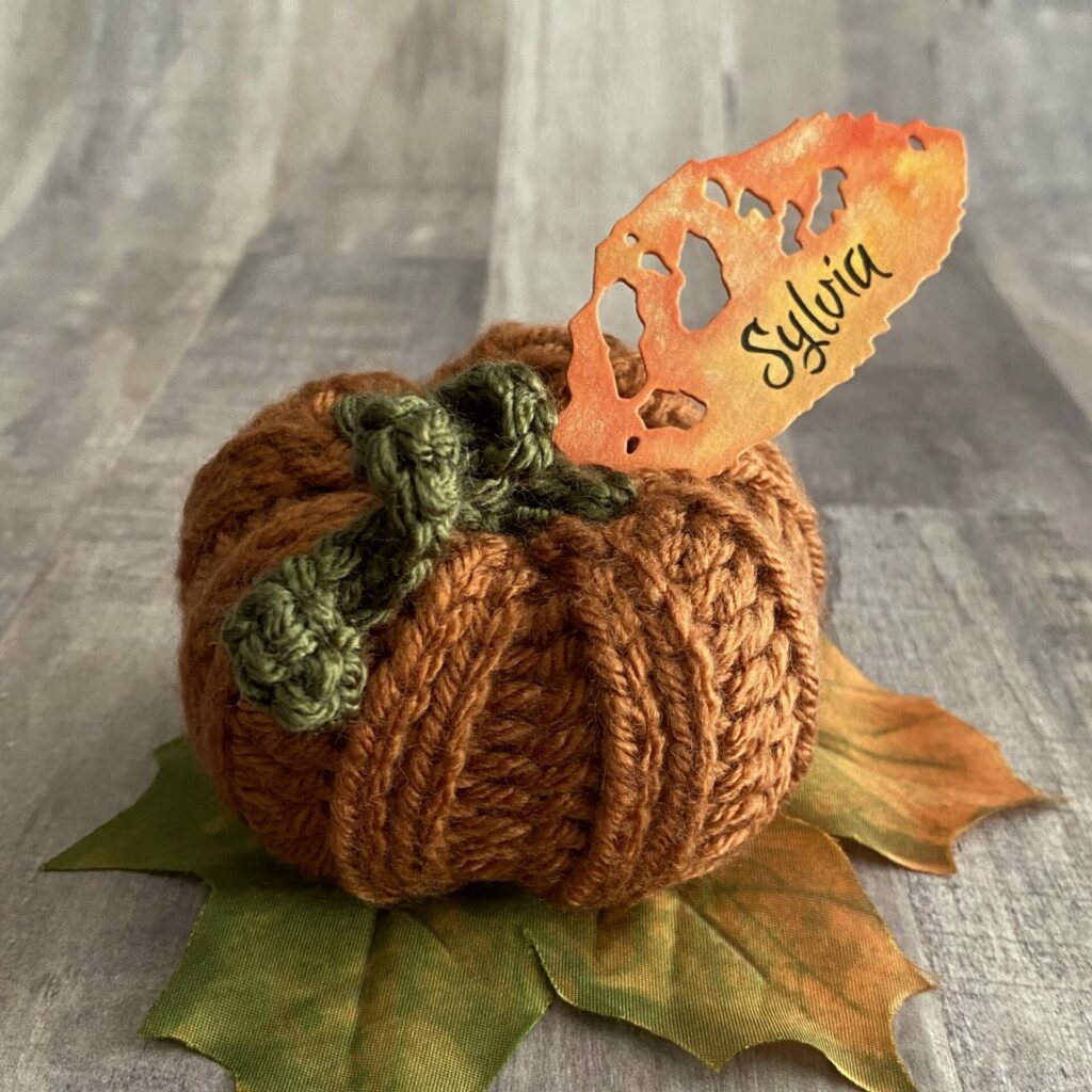 Pumpkin Leaf Place Card