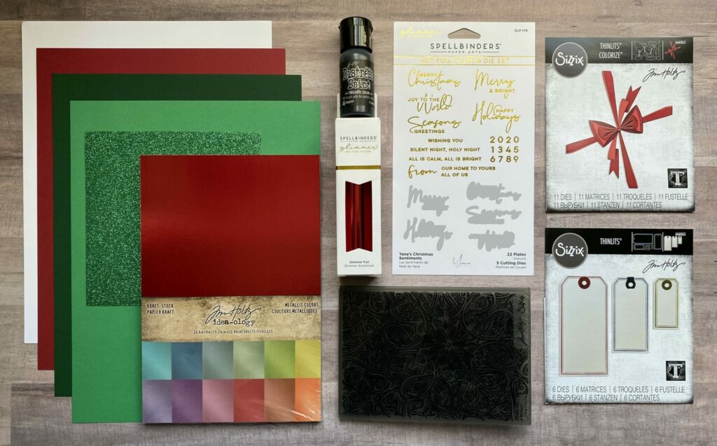 Present Holiday Card Supplies