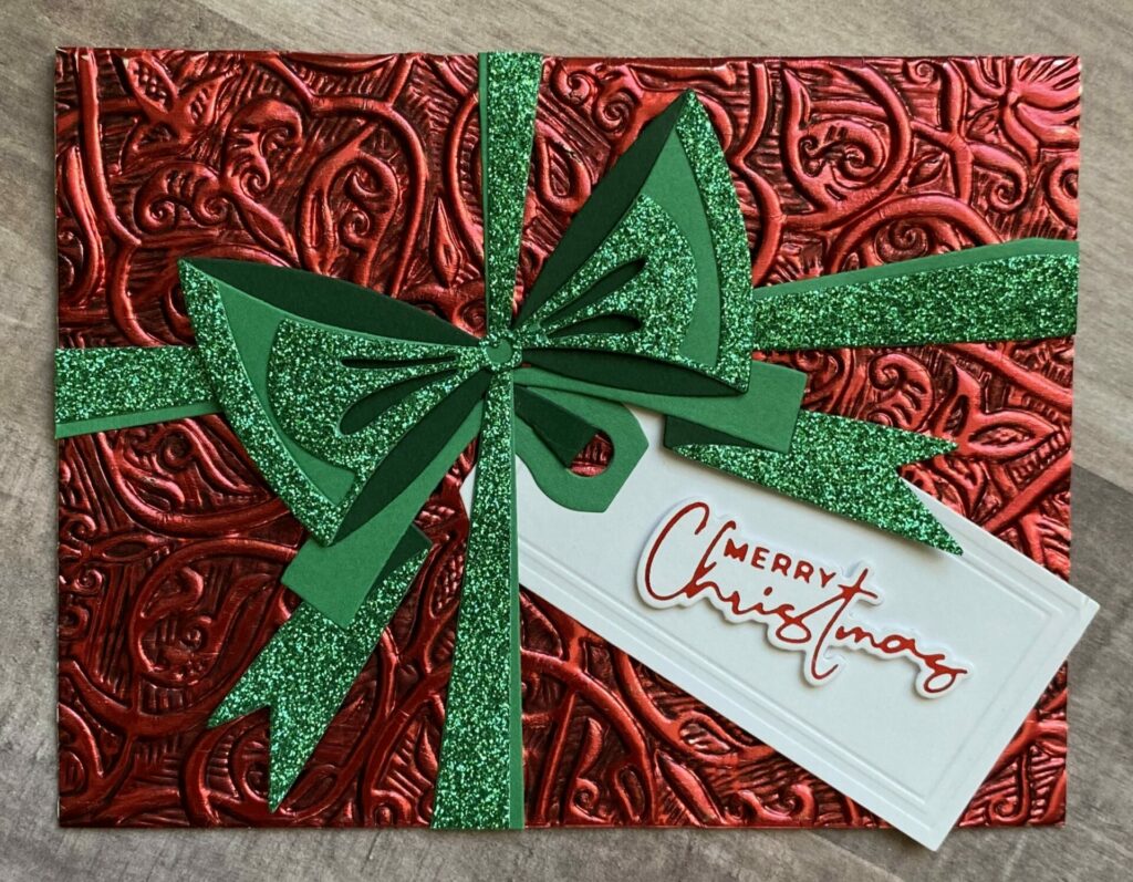 Finished Present Holiday Card