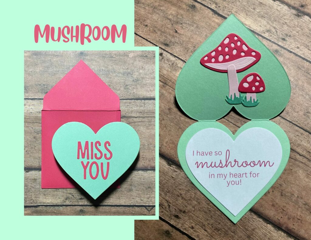 Mushroom punny valentine