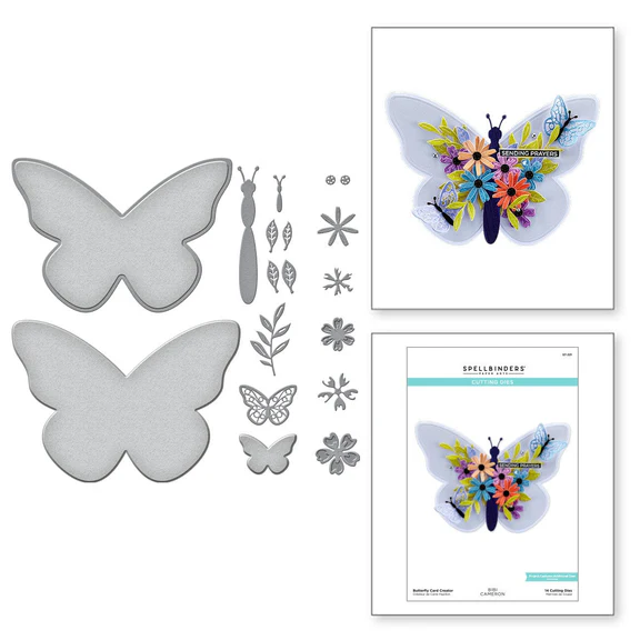 Butterfly Card Creator Etched Dies