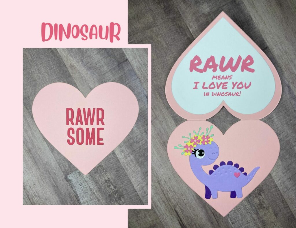 RAWR SOME – Dinosaur-Girl Valentine