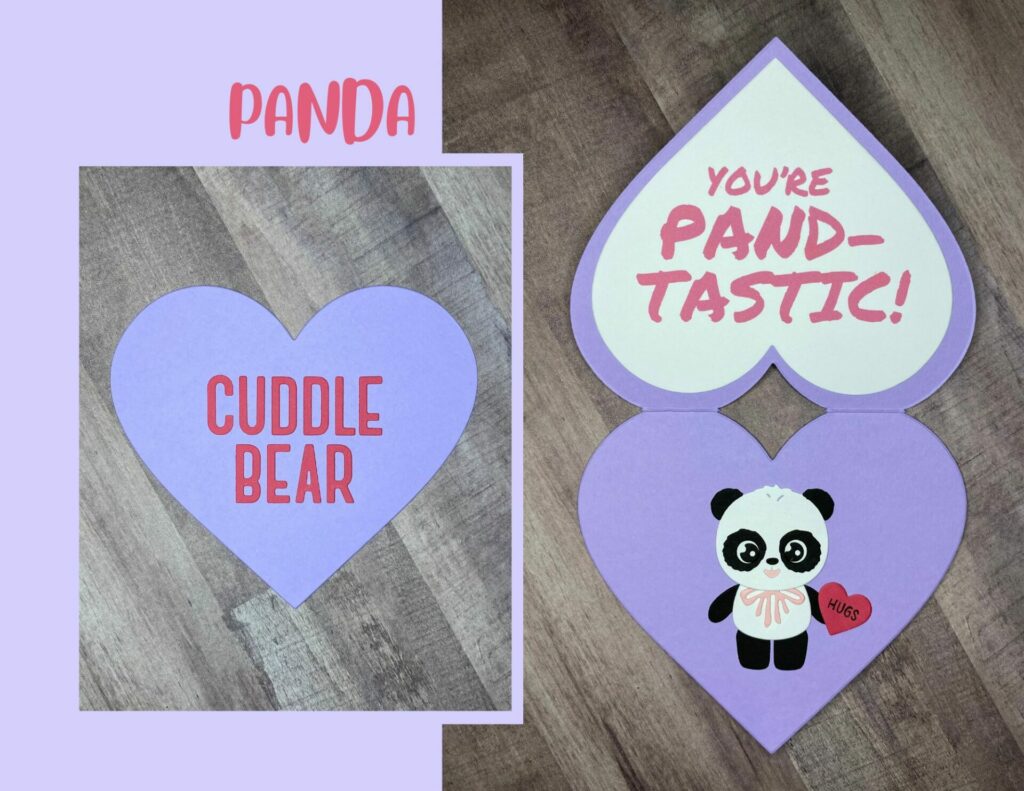 CUDDLE BEAR – Panda Valentine