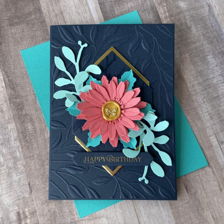 Butterfly Blooms Birthday Card 