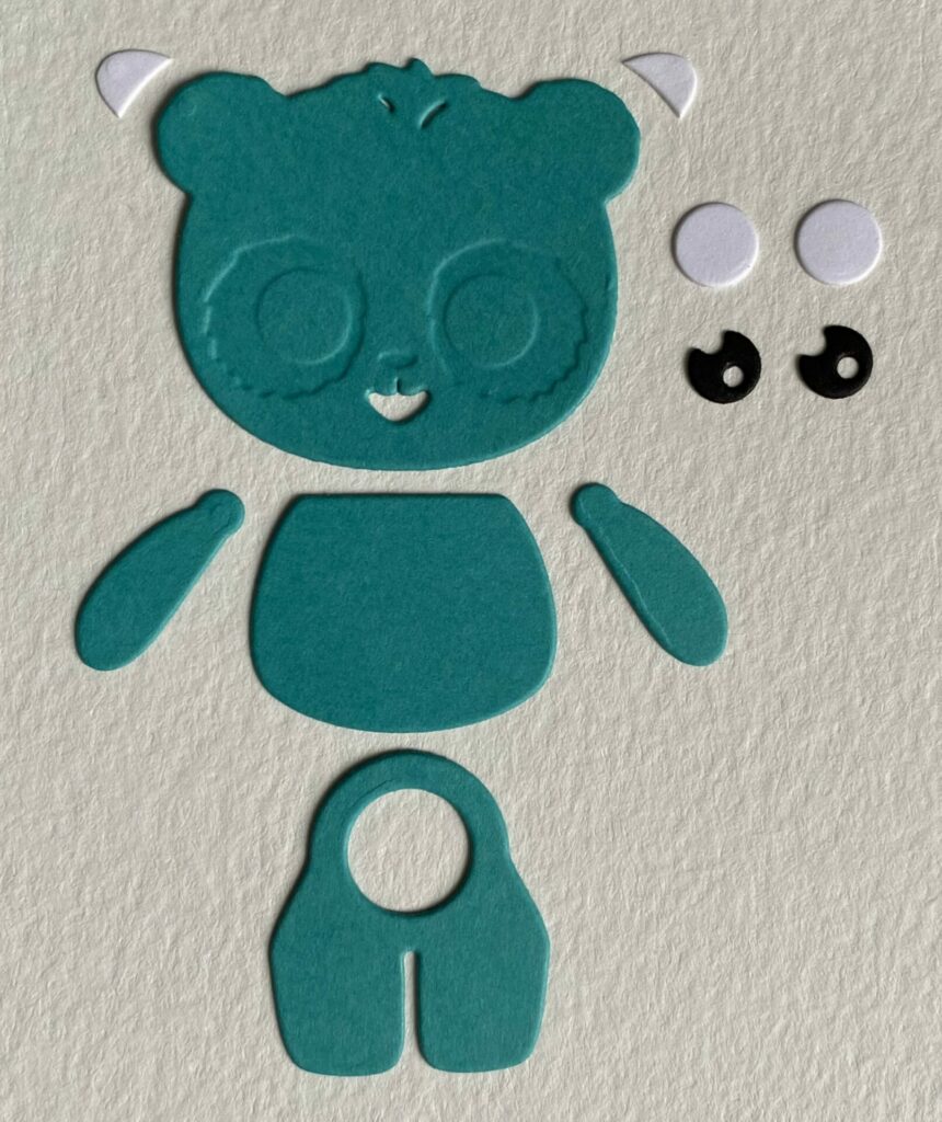 Die-cut bear layers