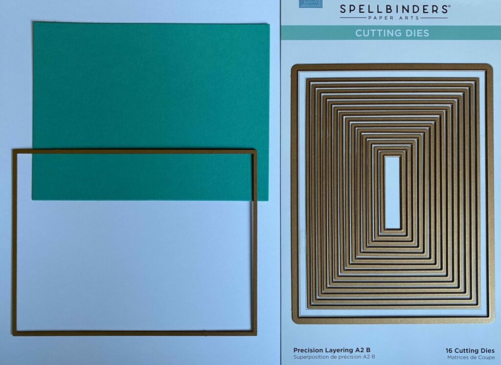 Cutting the teal background panel