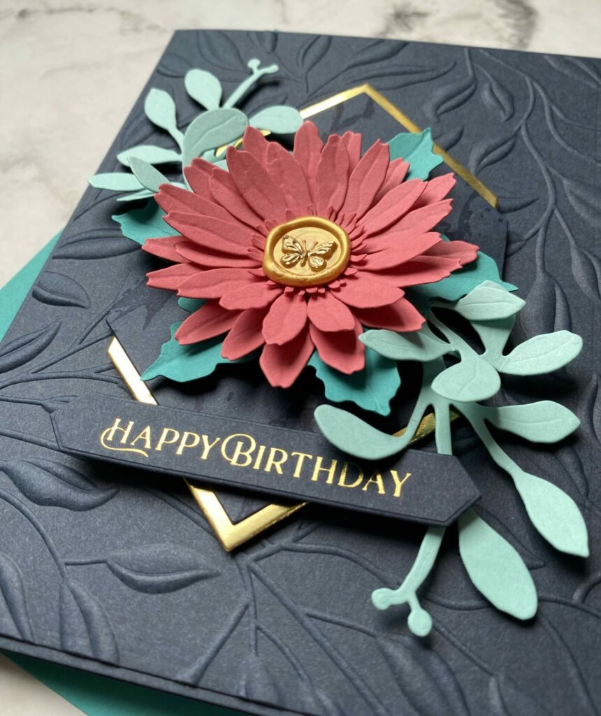Butterfly Blooms Birthday Card 