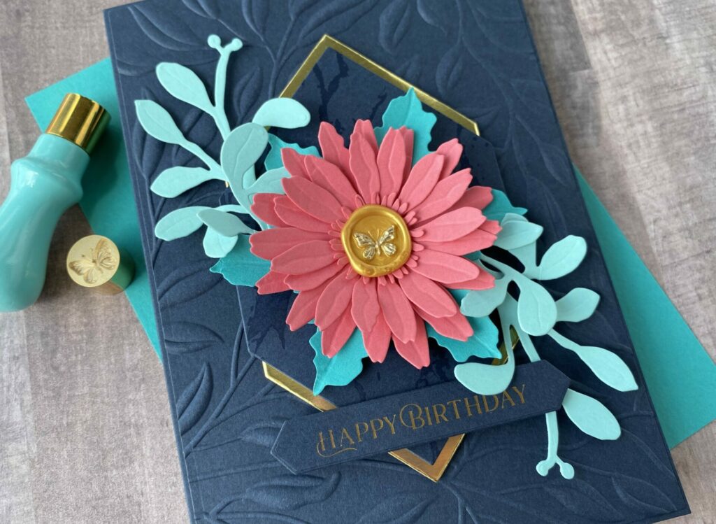 Butterfly Blooms Birthday Card 