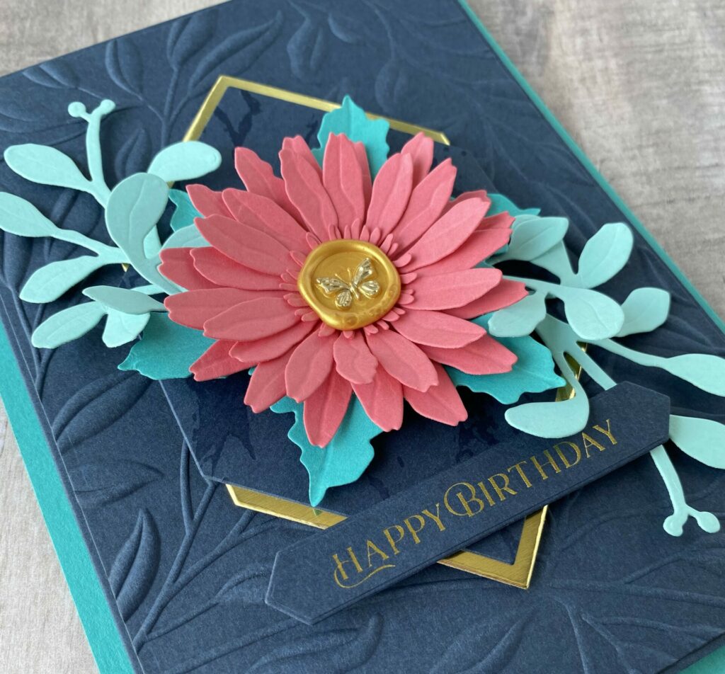 Butterfly Blooms Birthday Card 