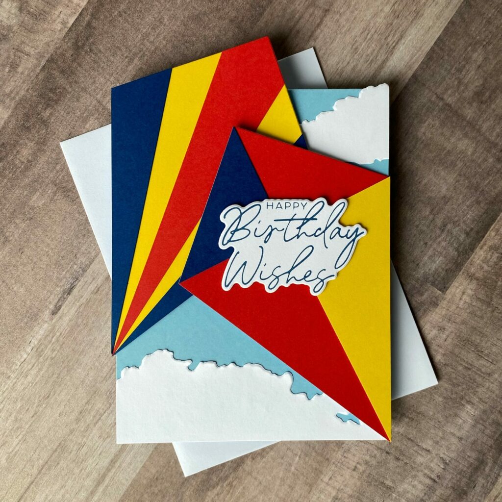 Fly a Kite Gatefold Card