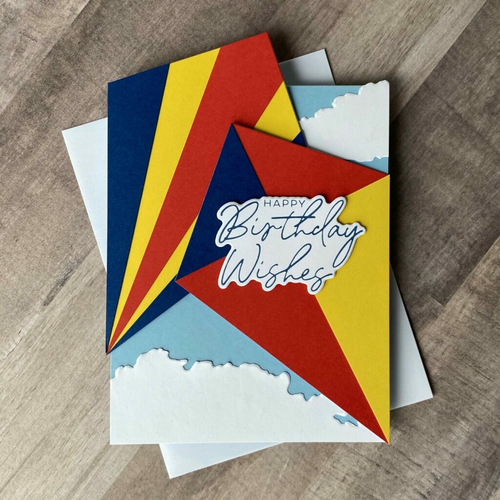 Fly a Kite Gatefold Card