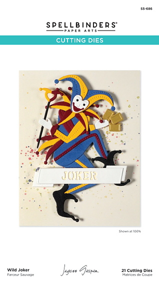 Wild Joker die set from Spellbinders
