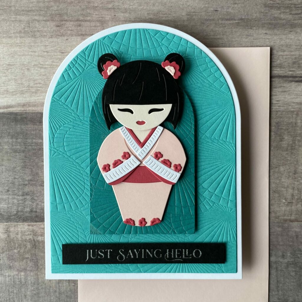Spring in Kyoto - Arched Hello Card