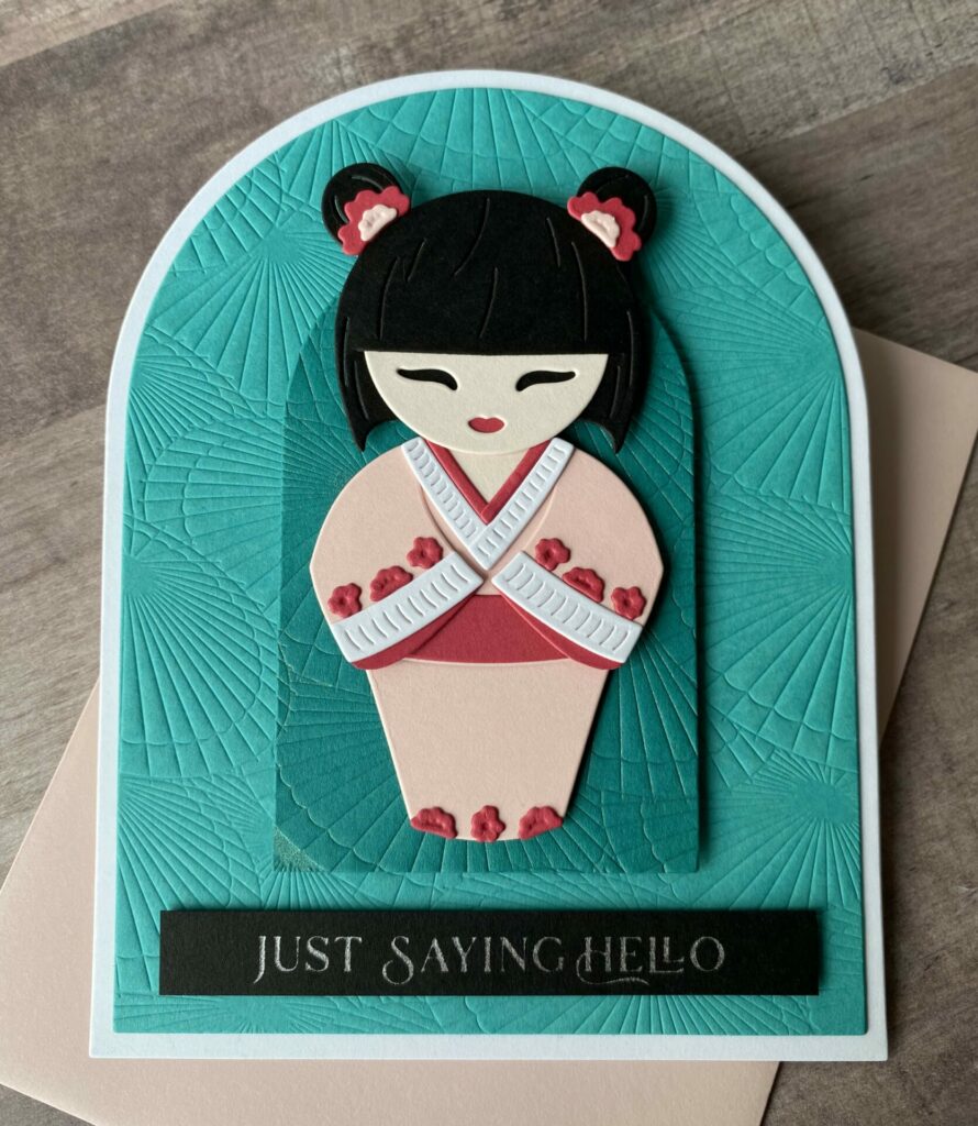 Spring in Kyoto - Arched Hello Card