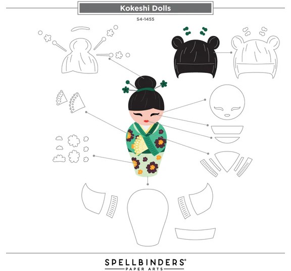 Kokeshi Dolls Assembly Instructions