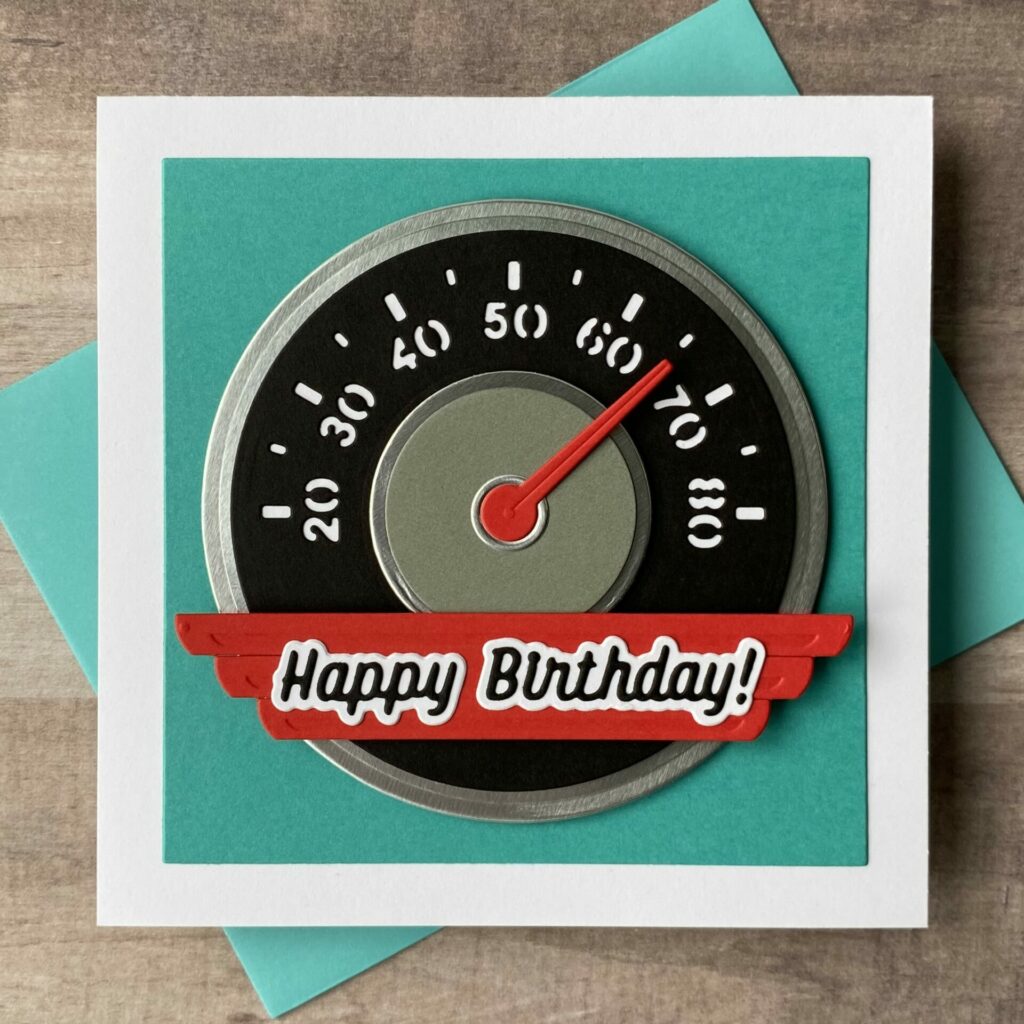 Retro Speedometer Card