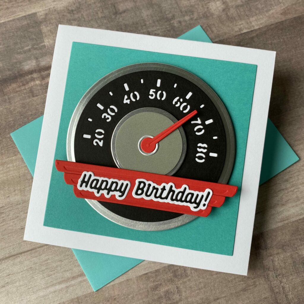 Retro Speedometer Card