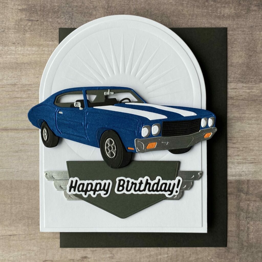 Classic Muscle Birthday Card