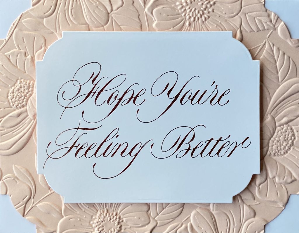 Elegant Get Well Card