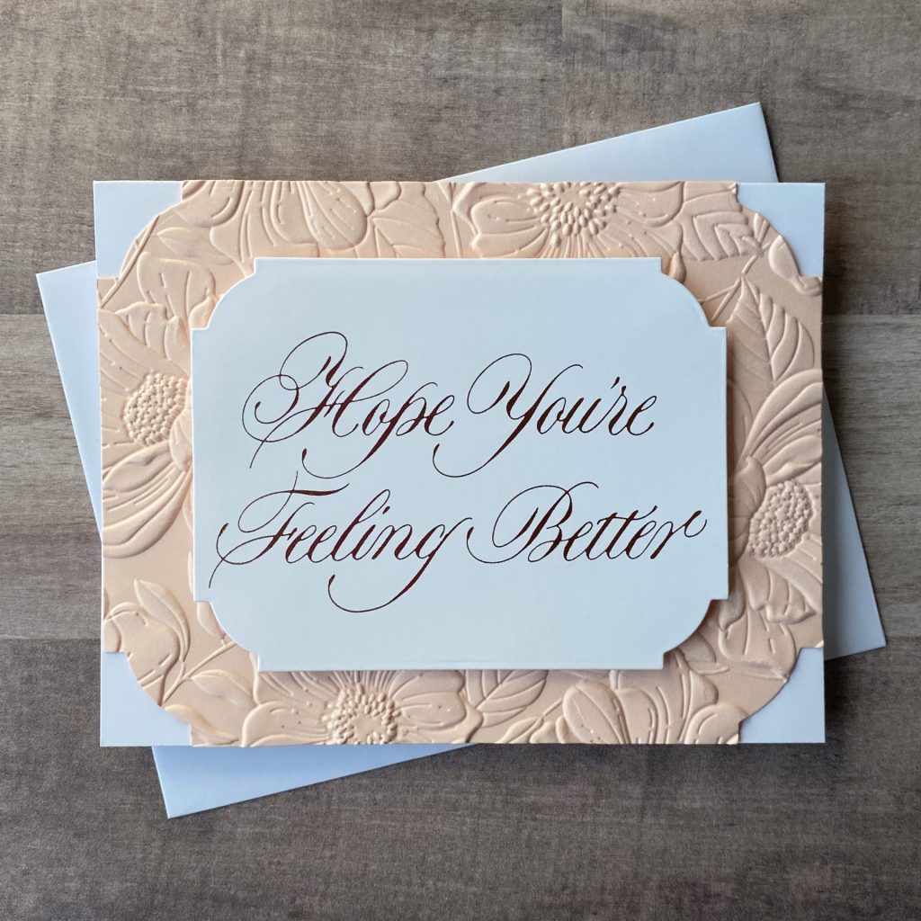 Elegant Get Well Card