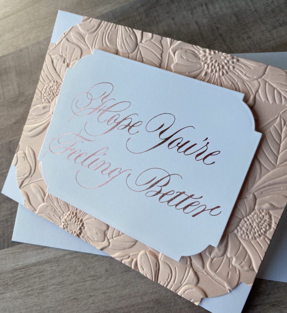 Elegant Get Well Card