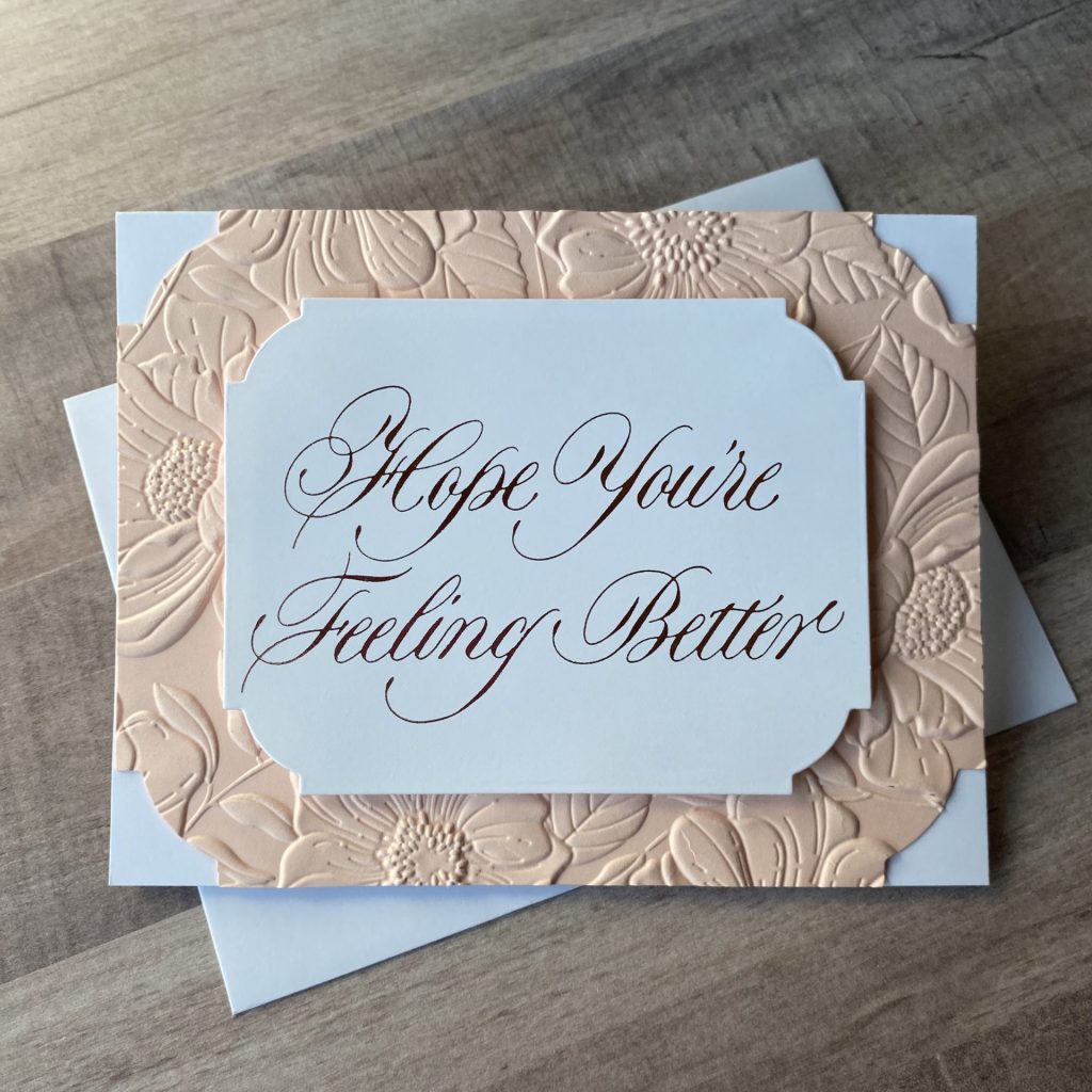 Elegant Get Well Card