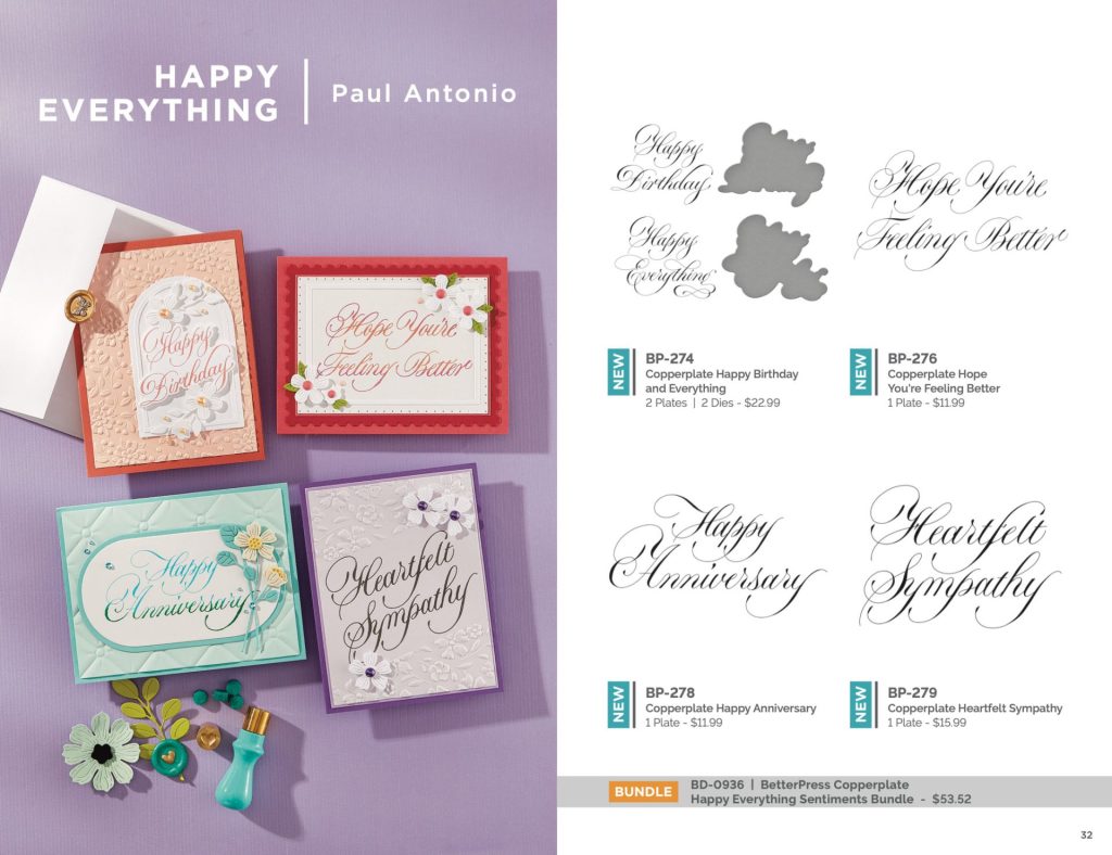 Copperplate Happy Everything Collection