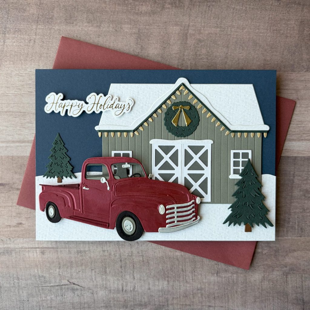 Christmas Barn Card