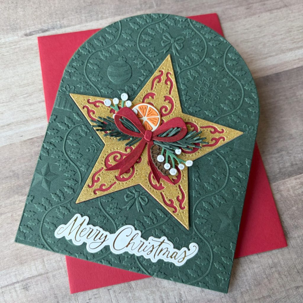 Barn Star Ornament Card