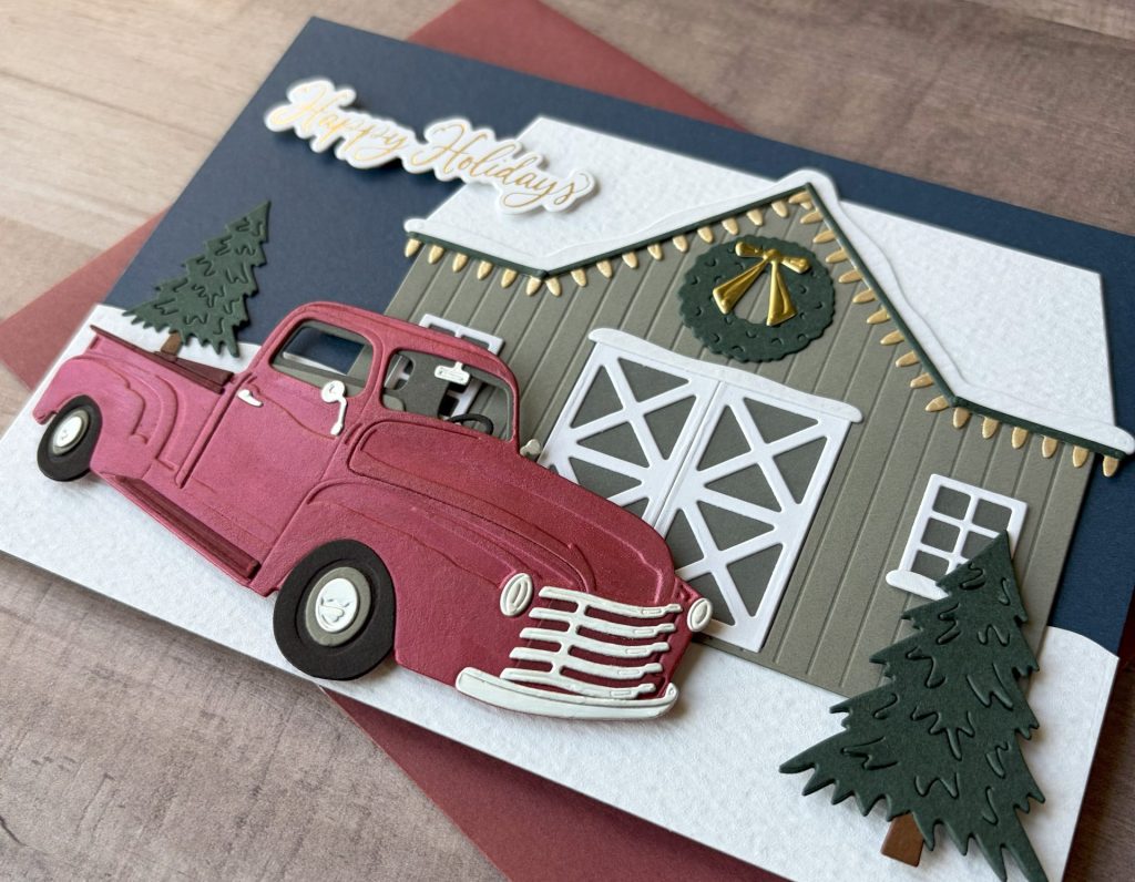 Christmas Barn Card