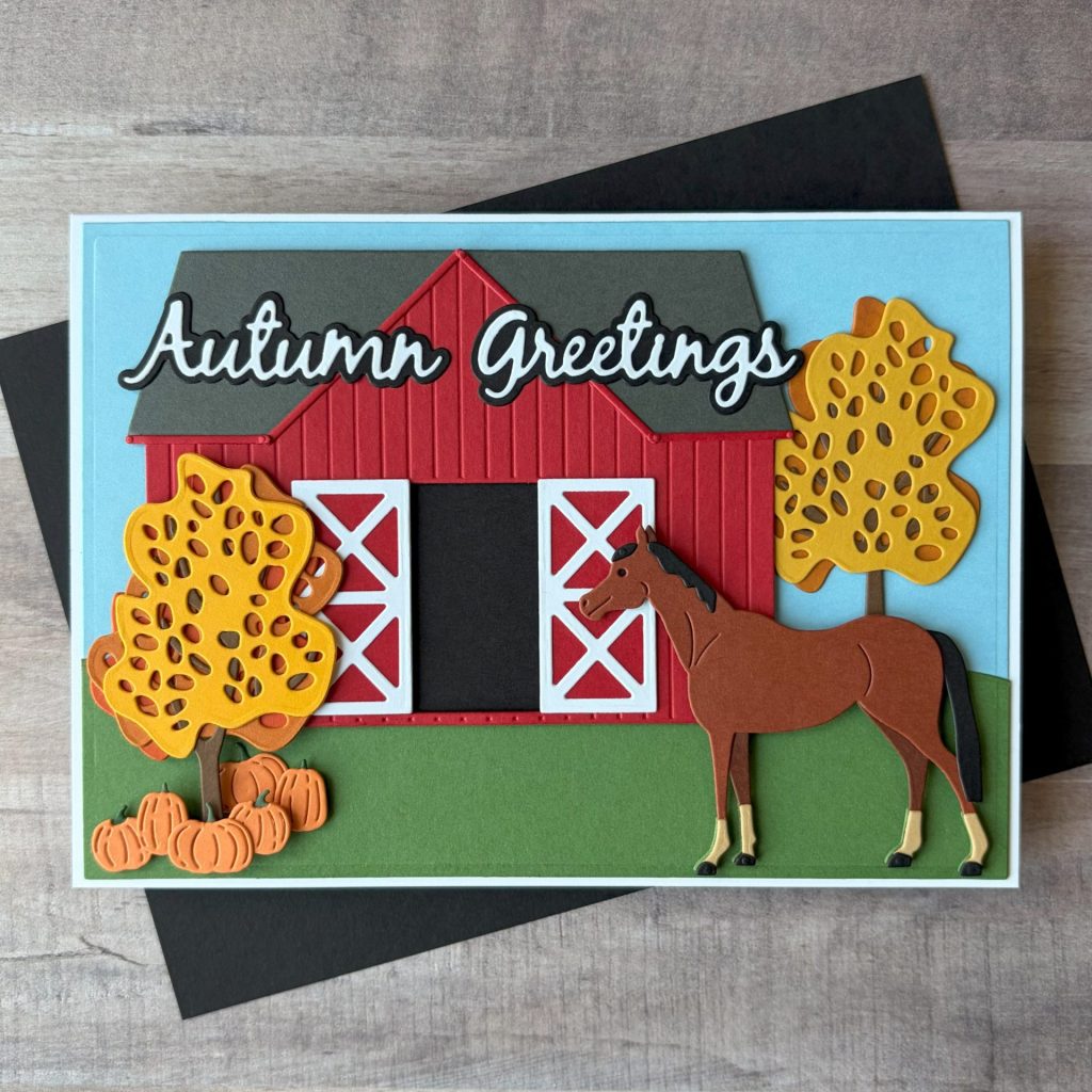 Autumn Barn Card