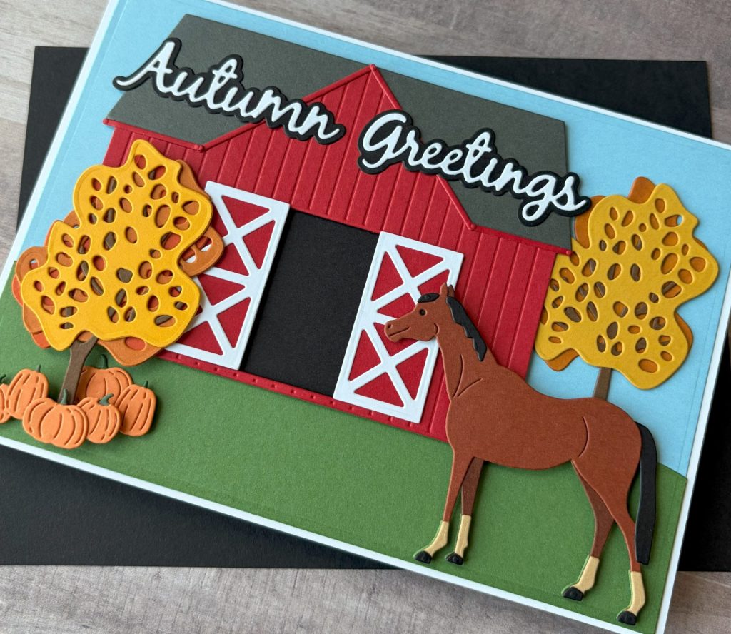Autumn Barn Card