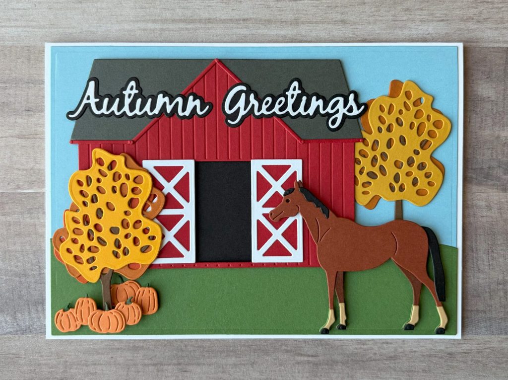 Autumn Barn Card