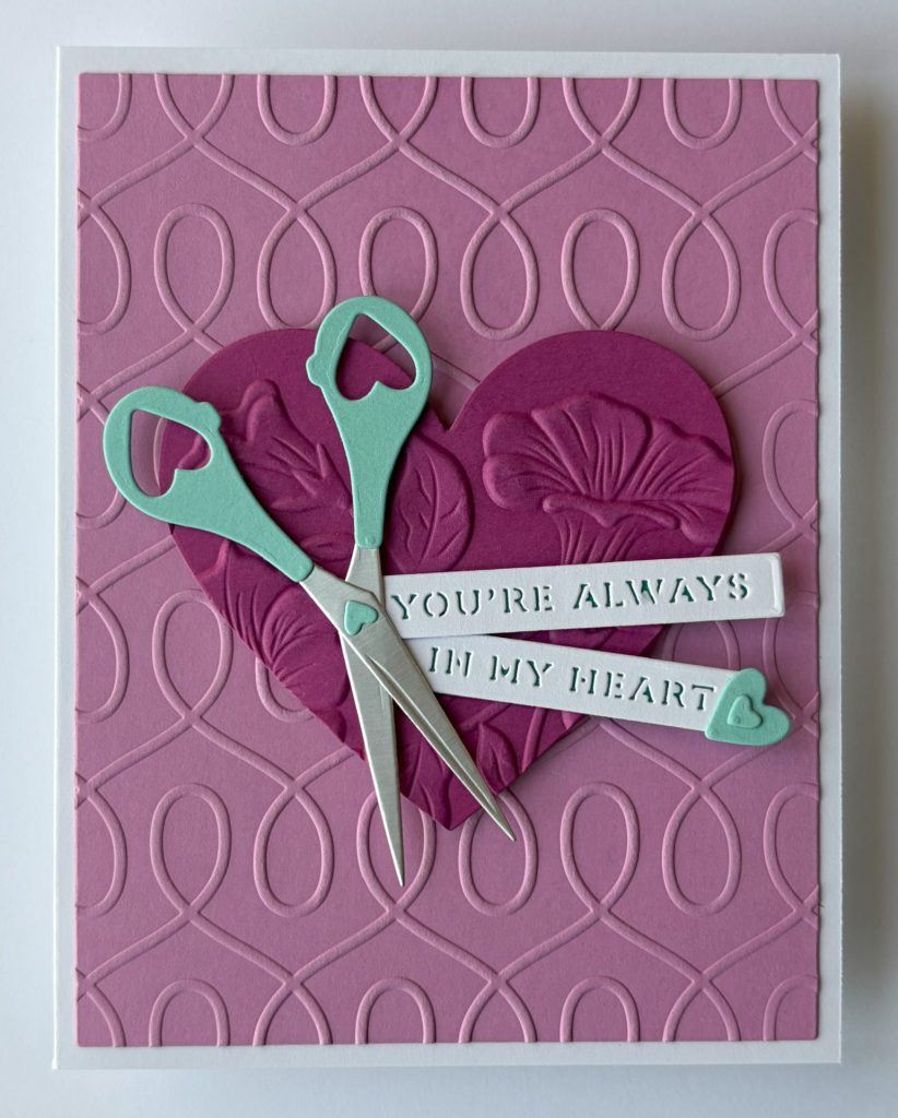 Finished Always in My Heart Card