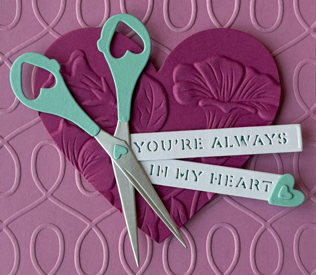 Sharon's scissors die cut