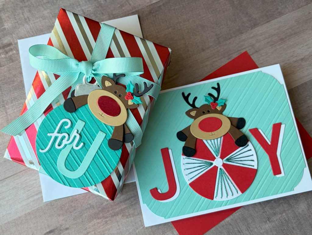 Peppermint Prancer Card & Gift Tag