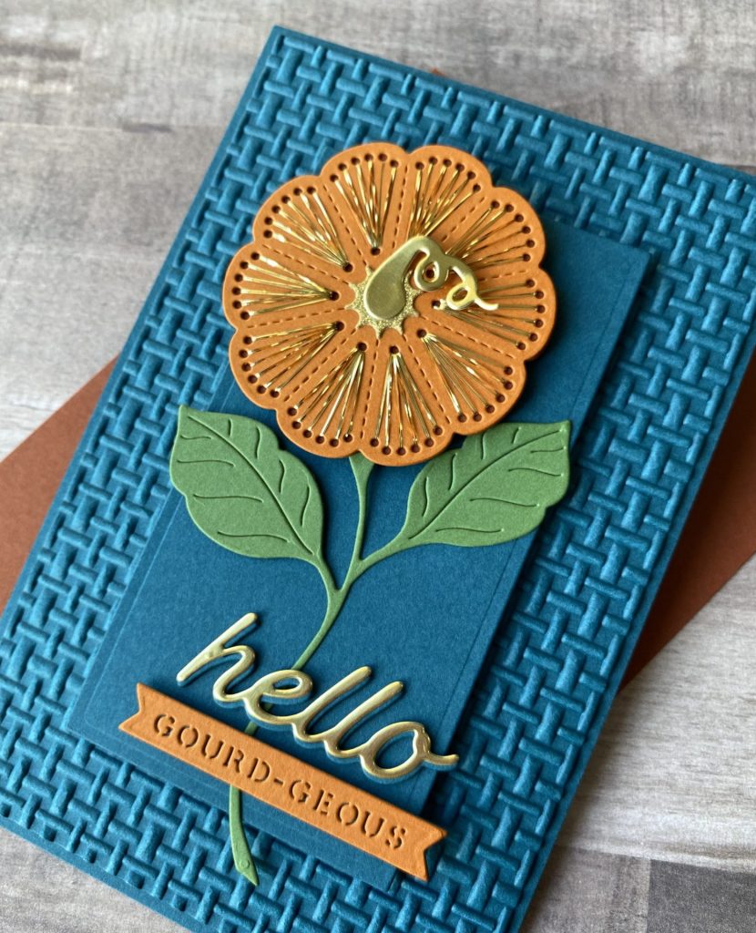 Hello Gourd-geous Card