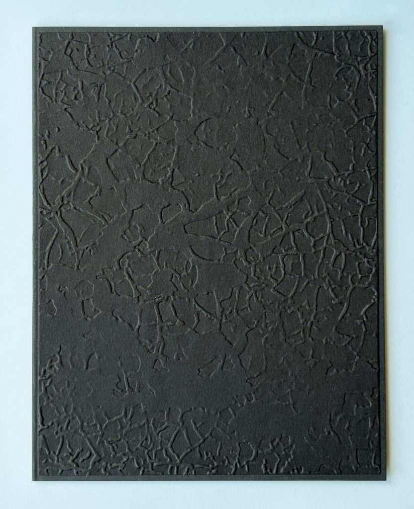 Embossed card base