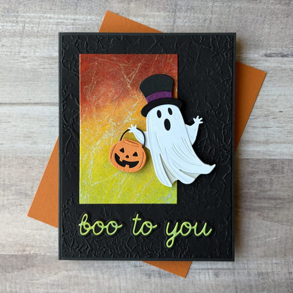 Spooktacular Ghost Halloween Card