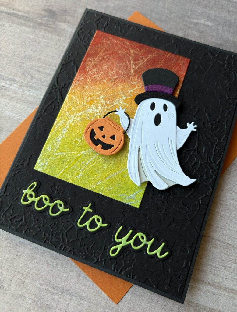 Spooktacular Ghost Halloween Card