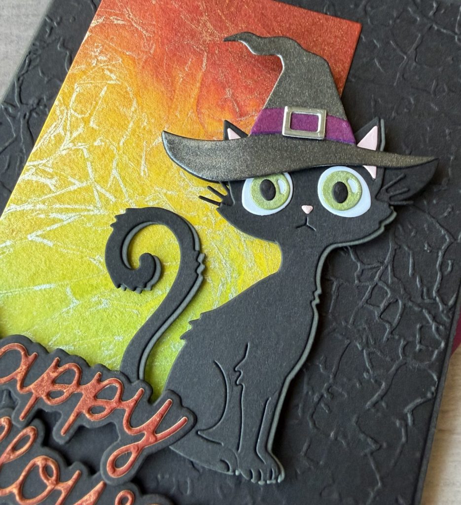 Spooktacular Cat Halloween Card
