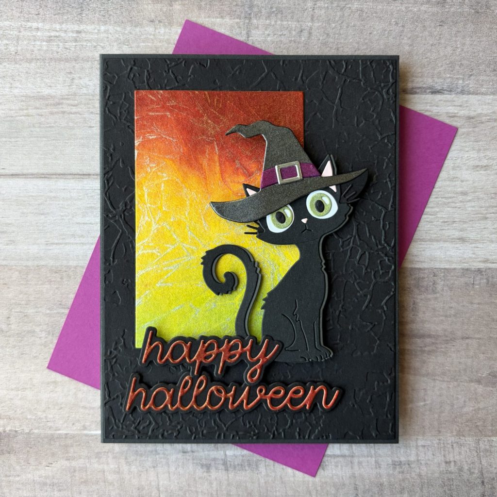 Spooktacular Cat Halloween Card