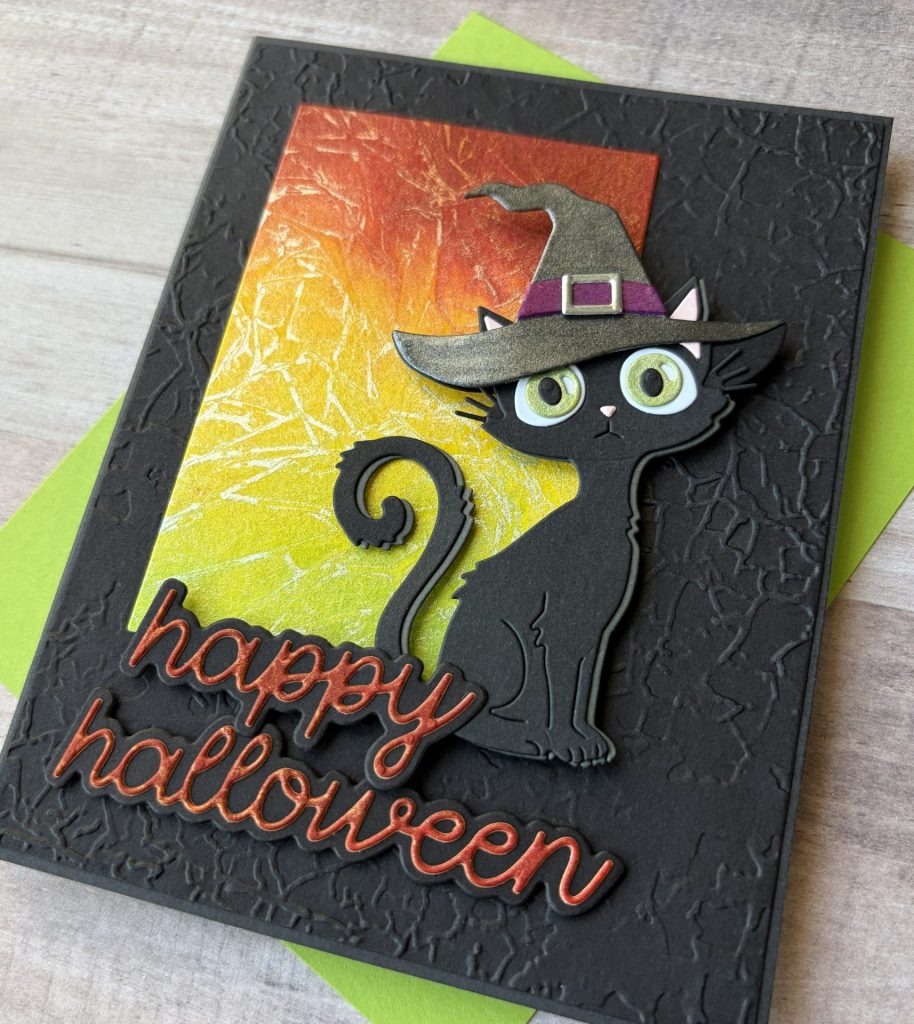 Spooktacular Cat Halloween Card